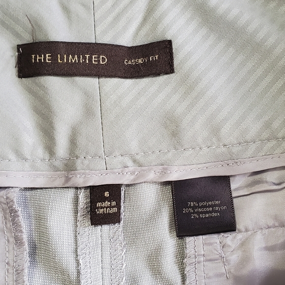 The Limited Cassidy Fit Grey Flare Pants - Picture 4 of 15